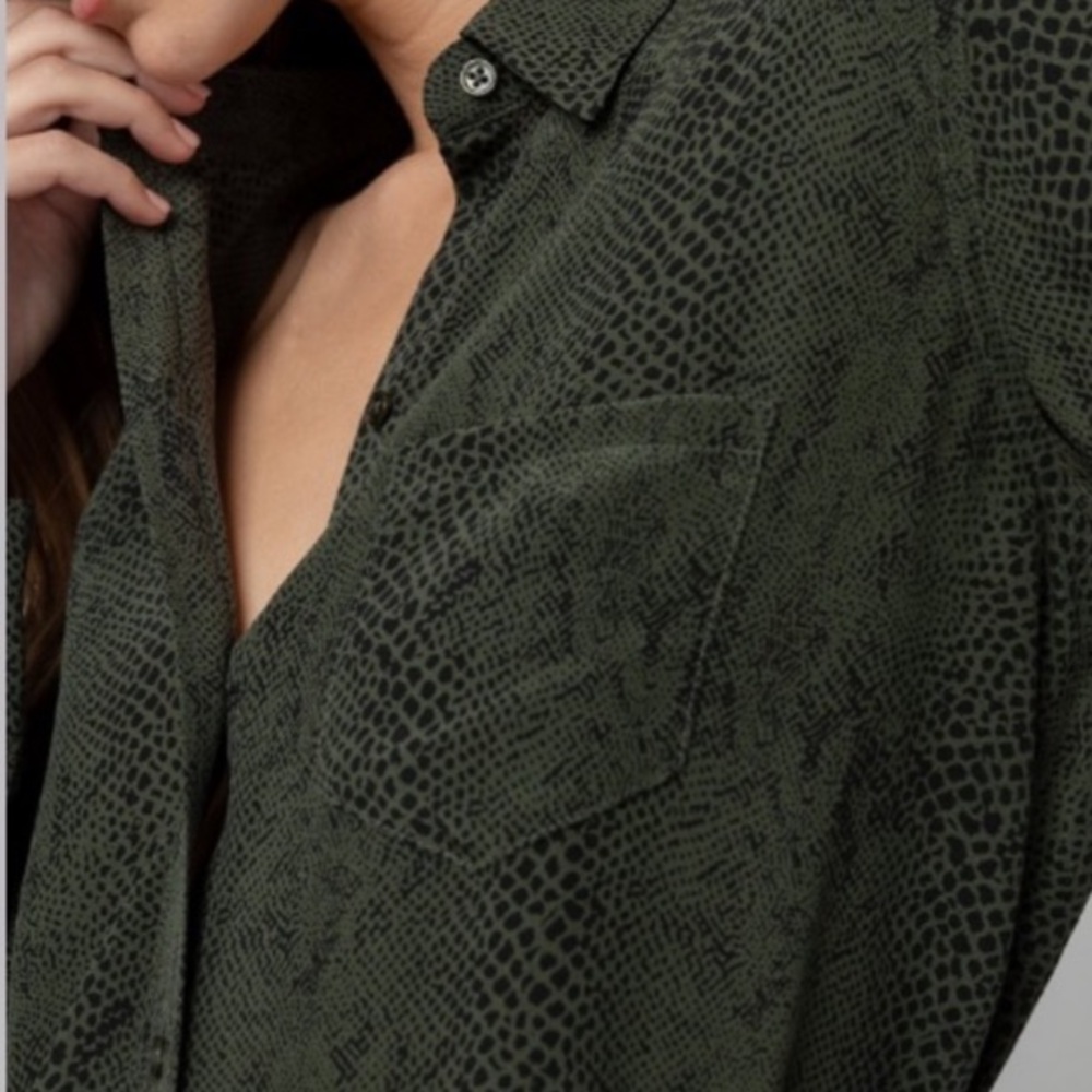 RAILS Kate Python Silk Shirt - Picture 6 of 10